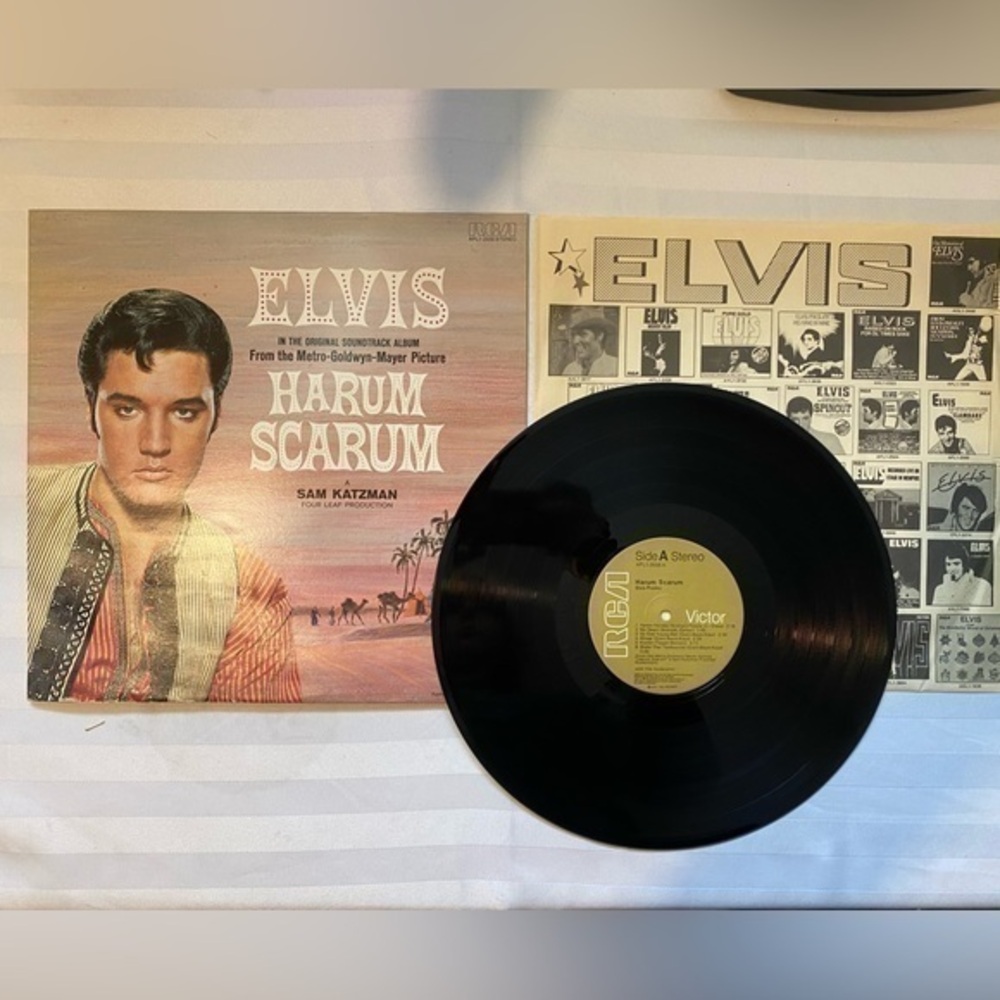 ELVIS PRESLEY Harum Scarum 12” vinyl lp album. RCA. 1977. Mint condition record.